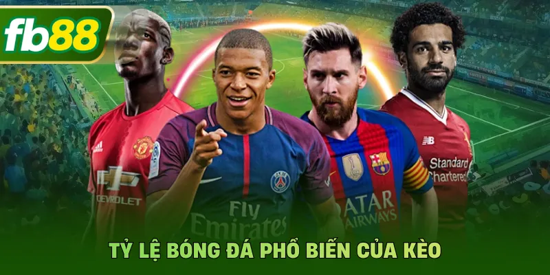 Tỷ lệ bóng đá phổ biến của kèo