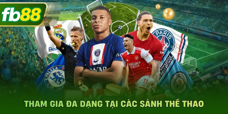 Tham gia đa dạng tại các sảnh thể thao