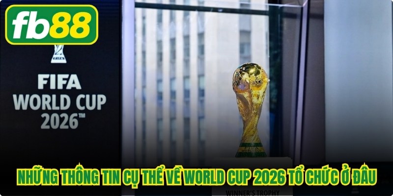 Những thông tin cụ thể về World Cup 2026 tổ chức ở đâu